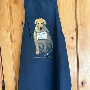 Working Dog Apron - navy blue